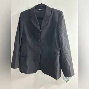 NWT ladies Grand Prix black equestrian riding blazer jacket comfort stretch wool